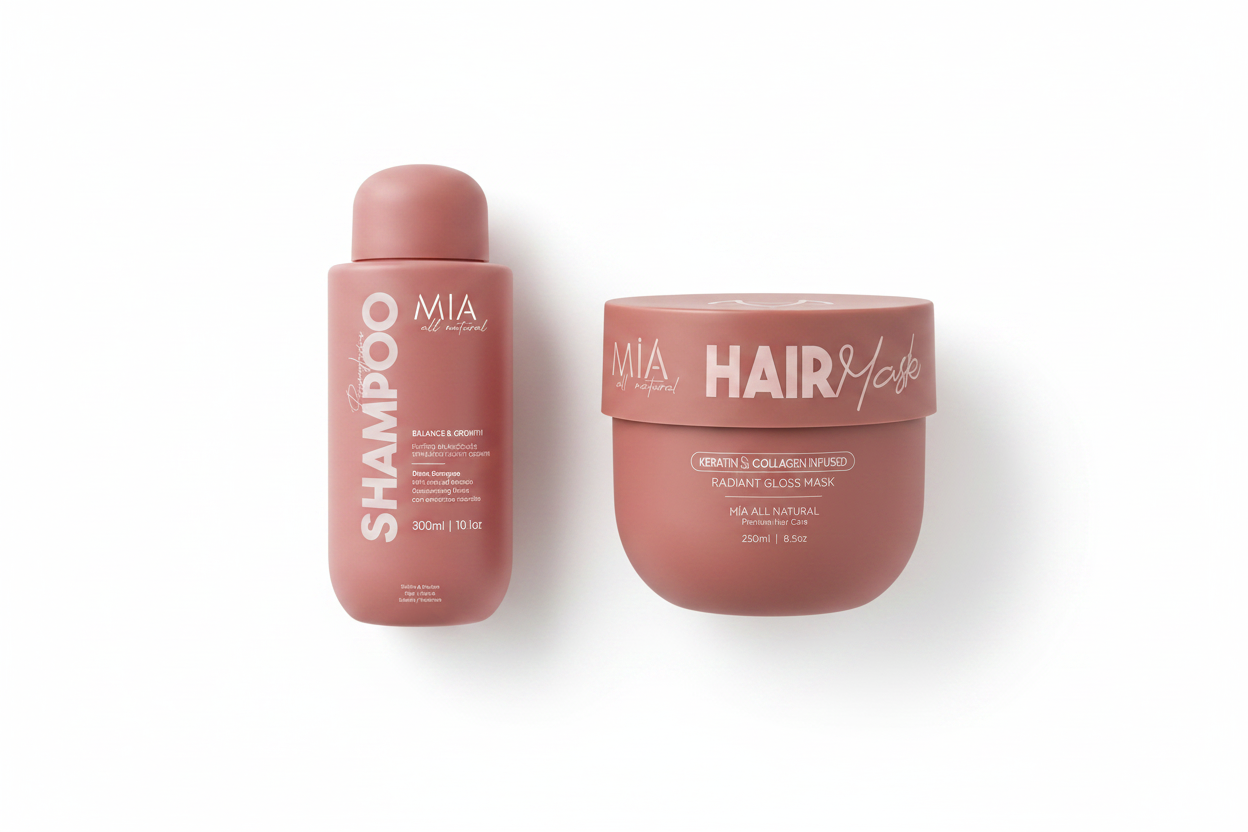 Combo Shampoo + Máscara Mia All Natural